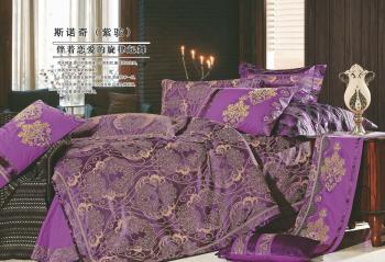 Постельное белье из сатин-жаккарда "Жаккард" Семейный (диз.: 716-19 (пододеяльник на молнии)) КСЖС