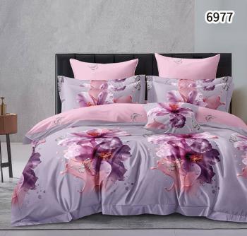 Постельное белье из поплина "Наслаждение" 3Д 2,0 с Евро (диз.: 6977) КНПЕД