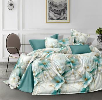 Постельное белье из сатина &quot;Стелла&quot; (пакет ПВХ) 1,5 сп. (диз.: 2642) КСВС