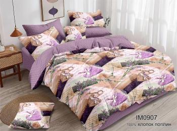 Постельное белье из поплина "Наслаждение" 3Д 2,0 (диз.: IM0907) КНПДсев