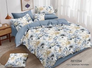 Постельное белье из поплина &quot;Наслаждение&quot; 3Д Евро 220*240 (диз.: IM1094) КНПЕД