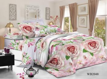 Постельное белье из поплина "Конфесса" Семейный (диз.: WB2048) 