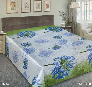 Покрывало РТ  &quot;Шелк&quot; ультрастеп пэ 200*220 (диз.: 3-14 Элегия) ПШ