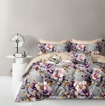 Постельное белье из сатина &quot;Стелла&quot; (пакет ПВХ) 1,5 сп. (диз.: 2391) КСВС