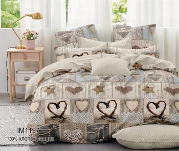 Постельное белье из поплина &quot;Наслаждение&quot; 3Д Семейный (диз.: IM1197) КНПСДсев