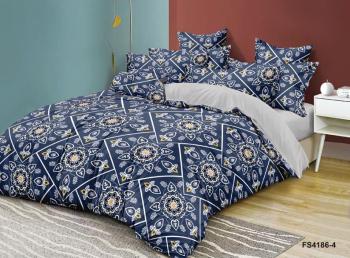 Постельное белье из микросатина "Микросатин" 200*220 (диз.: FS4186-4) КМС-20