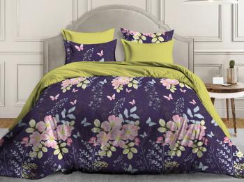 Постельное белье из бязи 125 г/м2 &quot;Наслаждение&quot; Евро (диз.: 70979-1 Лидия) КНБЕ