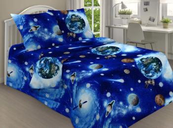 Постельное белье из поплина "Сказочная страна" 110*140 (диз.: 1716) КП