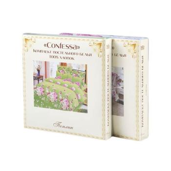 Постельное белье из поплина "Конфесса" (нав. 50*70) 1,5 сп.  