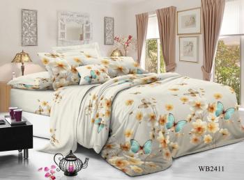 Постельное белье из поплина "Конфесса" Семейный (диз.: WB2411) 