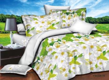 Постельное белье из микросатина "Микросатин" 200*220 (диз.: FS0309-10) КМС-20