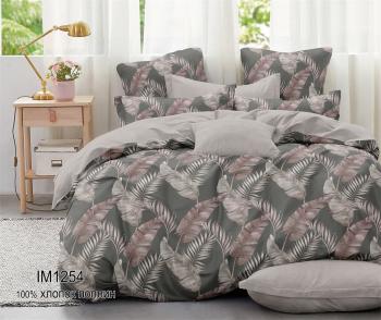 Постельное белье из поплина "Наслаждение" 3Д 2,0 с Евро (диз.: IM1254) КНПЕД