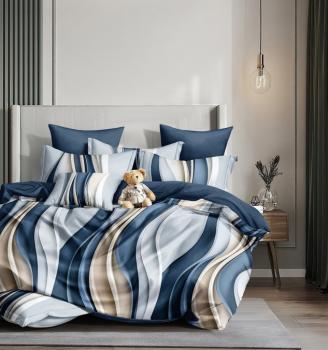 Постельное белье из поплина &quot;Наслаждение&quot; 3Д 2,0 (диз.: 6950) КНПДсев