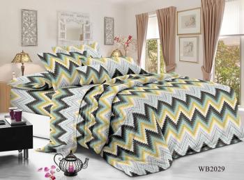 Постельное белье из поплина "Конфесса" Семейный (диз.: WB2029) 