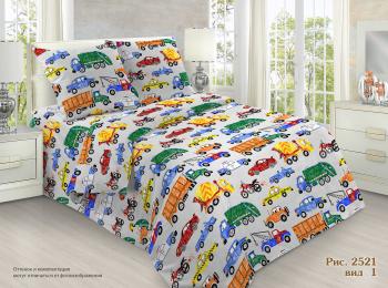 Постельное белье из поплина &quot;Сказочная страна&quot; 110*140 (диз.: 2521-1) КП