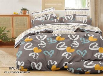 Постельное белье из поплина "Наслаждение" 3Д 1,5 (диз.: IM0748) КНПN