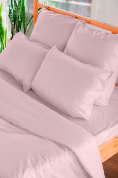 Постельное белье из сатина &quot;Камелия&quot; Евро 200*220 (нав. 50*70 и 70*70 диз.: Дымчатая роза) КССС