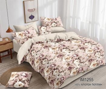 Постельное белье из поплина "Наслаждение" 3Д 1,5 (диз.: IM1255) КНПN