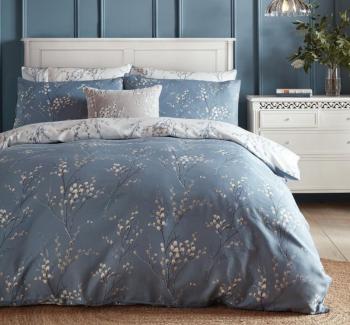 Постельное белье из сатина "Стелла" (пакет ПВХ) Евро 220*240 (диз.: 2595) КВС