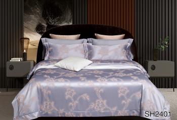 Постельное белье из сатин-жаккарда &quot;Жаккард&quot; 2,0 с Евро (диз.: SH2401) КСЖ