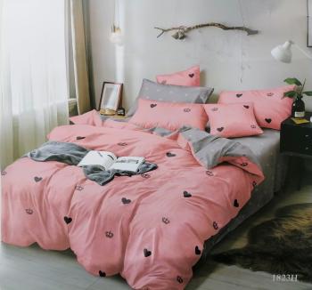 Постельное белье из поплина "Наслаждение" 3Д Семейный (диз.: 1823H) КНПСДсев