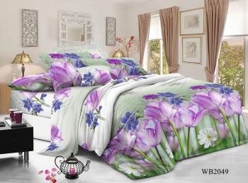 Постельное белье из поплина "Конфесса" 1,5 сп. (диз.: WB2049) 