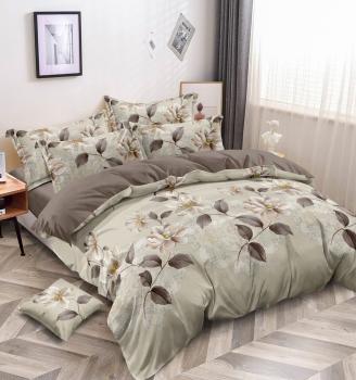 Постельное белье из поплина "Наслаждение" 3Д 2,0 (диз.: 1431) КНПДсев