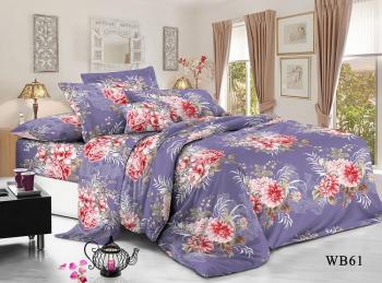 Постельное белье из поплина "Конфесса" 2,0 сп. с Евро (диз.: WB61) 