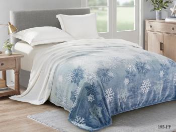 Плед &quot;Велсофт&quot; Новогодний 1,5 сп. (диз.: 185) ПВ