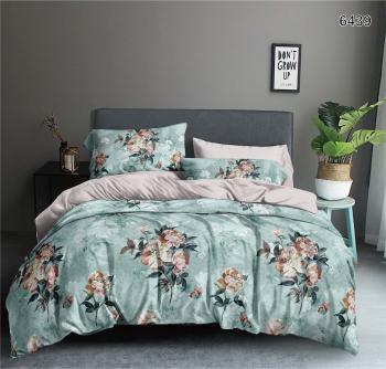 Постельное белье из поплина &quot;Наслаждение&quot; 3Д Евро 220*240 (диз.: 6439) КНПЕД