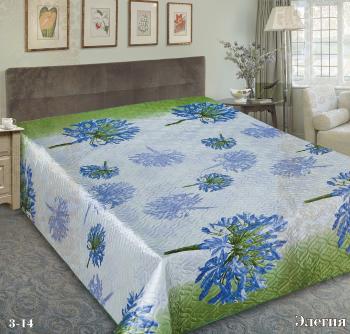 Покрывало РТ  &quot;Шелк&quot; ультрастеп пэ 180*220 (диз.: 3-14 Элегия) ПШ