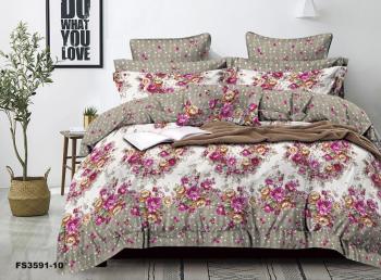 Постельное белье из микросатина "Микросатин" семейный (диз.: FS3591-10) КМС-С