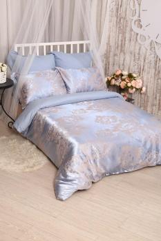 Постельное белье из сатин-жаккарда "Жаккард" 1,5 сп. (диз.: 71610 (пододеяльник на молнии)) КСЖ