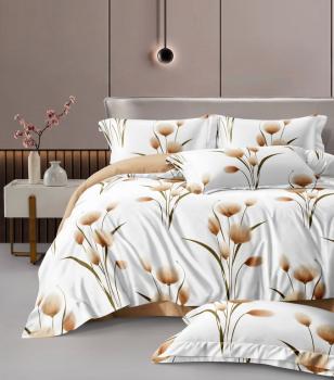 Постельное белье из поплина "Конфесса" Семейный (диз.: 1457) 