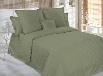 Постельное белье из страйп-сатина &quot;Мирослава&quot; 1,5 сп. (нав. 70*70 диз.: 2 Фисташка) КССС