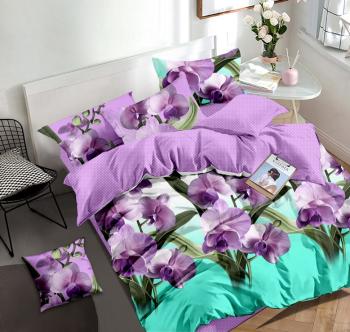 Постельное белье из поплина &quot;Наслаждение&quot; 3Д 1,5 (диз.: 896) КНПN