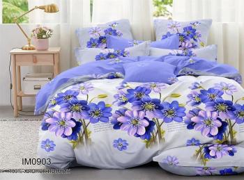 Постельное белье из поплина "Наслаждение" 3Д Семейный (диз.: IM0903) КНПСДсев