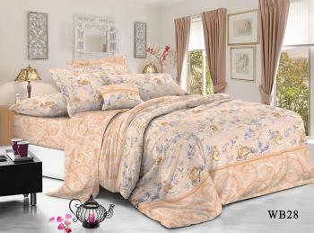 Постельное белье из поплина "Конфесса" 2,0 сп. (диз.: WB28) 