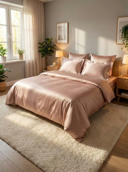 Постельное белье из тенселя "Камелия" Евро 200*220 (диз.: 4339) КССС