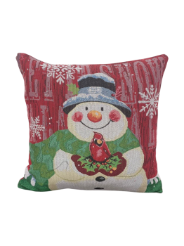 Думка &quot;Новогодняя&quot; гобелен 50*50 (диз.: 32 Снеговик) ДВЭ