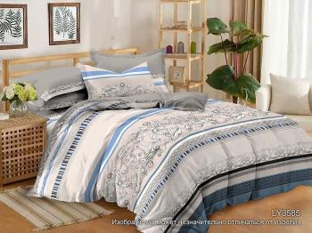 Постельное белье из микросатина "Микросатин" 200*220 (диз.: 3585LY) КМС-20
