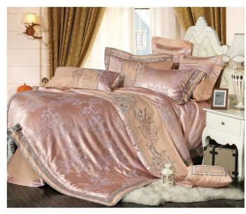 Постельное белье из сатин-жаккарда "Жаккард" Семейный (диз.: 117-7 (пододеяльник на молнии)) КСЖС