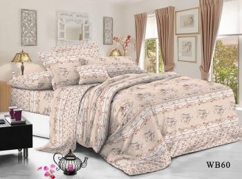 Постельное белье из поплина "Конфесса" 1,5 сп. (диз.: WB60) 