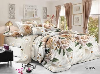 Постельное белье из поплина "Конфесса" 2,0 сп. (диз.: WB29) 