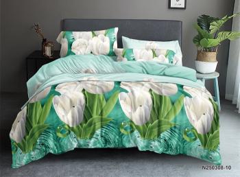 Постельное белье из микросатина "Микросатин" 1,5 сп. (диз.: N250308-10) КМС-15