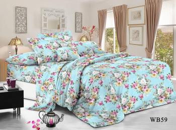 Постельное белье из поплина "Конфесса" Семейный (диз.: WB59)  Постельное белье из поплина "Конфесса" Семейный (диз.: WB59)