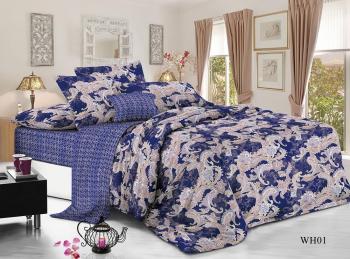 Постельное белье из сатина "Вивальди Коллекшн" 1,5 сп. (диз.: wh 01) КСВ