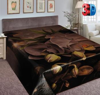 Покрывало РТ  "Шелк" ультрастеп пэ 215*255 (диз.: XHY P313) ПШ-215*255