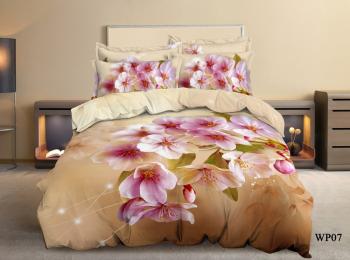 Постельное белье из сатина "Даймонд Коллекшн" 1,5 сп. (диз.: WP07) КСД