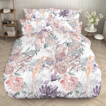 Постельное белье из бязи 125 г/м2 "Наслаждение" Евро (диз.: 70084-1 Цветариум) КНБЕ Постельное белье из бязи 125 г/м2 "Наслаждение" Евро (диз.: 70084-1 Цветариум) КНБЕ